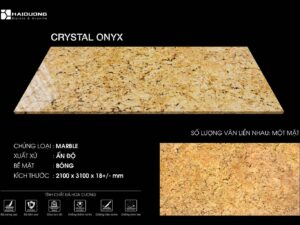 CRYSTAL ONYX