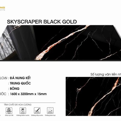 SKYSCRAPER BLACK GOLD
