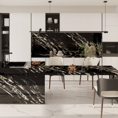 Đá ốp bếp BRAZILIAN BLACK GOLD