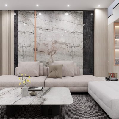 Đá ốp tường CALACATTA GREY