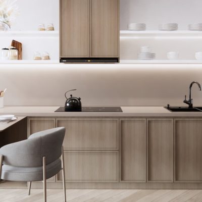 Đá ốp bếp CREAM LIGHT BROWN