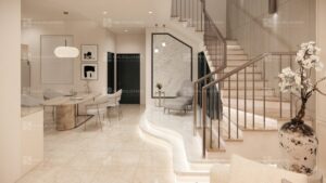 Đá lát cầu thang DAINO BEIGE