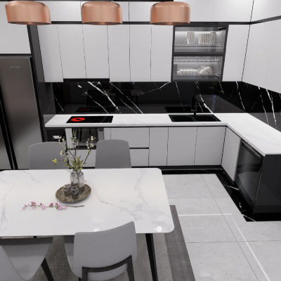 Đá ốp bếp SUPER SNOW WHITE