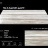 Mẫu đá Marble Palis Sandro White vân sọc ngang nhập khẩu Thổ Nhĩ Kỳ.