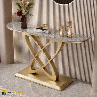 Mặt Bàn Console Bằng Đá CALACATTA GREY