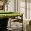 Mặt bàn đá Cyan Onyx mang vẻ đẹp phong thủy và giá trị thẩm mỹ cao