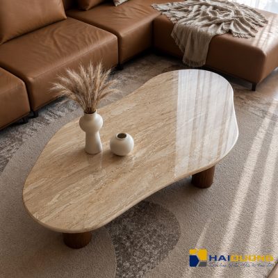 Cung cấp mặt bàn sofa bằng đá Daino Beige tự nhiên cao cấp tại Hải Dương. Vân đá sang trọng, độ bền vượt trội, mang lại đẳng cấp cho không gian phòng khách.
