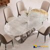Mặt Bàn Ăn Bằng Đá Marble Tự Nhiên ZEN FLOW
