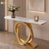 Mặt Bàn Console Bằng Đá Marble Carrara