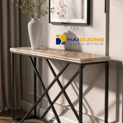 Mặt Bàn Console Phào Chỉ Bằng Đá Marble Sakura Minami